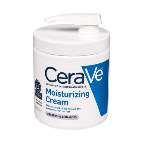 CeraVe Moisturizing Cream Pump, 19 oz. | BJ's Wholesale Club Cerave Daily Moisturizing Lotion, Dry Skin Body Lotion, Daily Moisturizing Lotion, Cream Pumps, Cerave Moisturizing Cream, Moisturizing Face, Lotion For Dry Skin, Moisturizing Lotion, Face Lotion