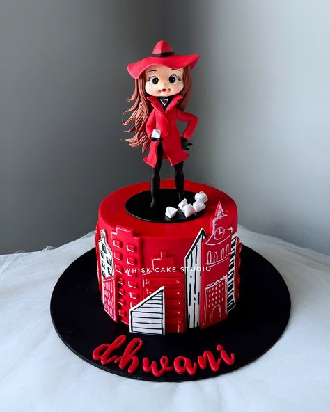 Carmen Sandiego themed cake! Carmen Sandiego, Themed Cakes, San Diego, Cake, Quick Saves