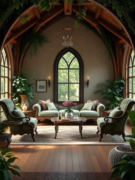 ✨🌿 Transform your space into an Elven sanctuary! 🌿✨ Discover how to blend fine woods, elegant metals, and luxurious textiles to create furniture that feels straight out of a fantasy realm. Let nature inspire your designs and evoke the enchanting artistry of Elven craftsmanship. #ElvenElegance #FurnitureDesign #InspiredByNature #CraftsmanshipMagic 🌟🪄 Middle Earth Home Aesthetic, Hobbit Home Decor Ideas, Rivendell Inspired Home, Hobbit Interior Design, Hobbit Hole Interior, Fantasy Realm, Hobbit Hole, Earth Homes, Inspired Living