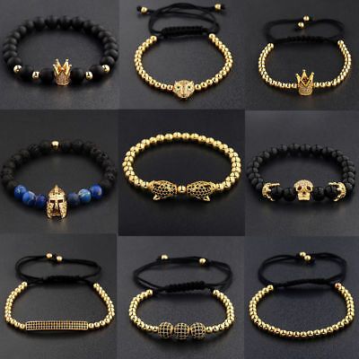 Bracelets For Sale, Filigree Bracelet, Beads Bracelet Design, Cubic Zirconia Jewelry, Handcrafted Bracelets, Skull Head, Mens Beaded Bracelets, Beaded Bracelets Diy, Gold Plated Bracelets