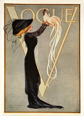 Vogue Covers Art, Vogue Illustrations, Vintage Vogue Covers, Konst Designs, Affiches D'art Déco, Vogue Vintage, Vogue Magazine Covers, Art Deco Illustration, Fashion Magazine Cover