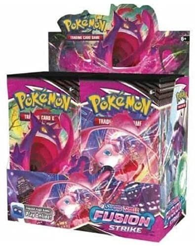 Amazon.com: Pokémon TCG: Sword & Shield Fusion Strike 36-Pack Booster Box Factory Sealed : Toys & Games Powerful Pokemon, Pokemon Universe, Pokemon Trading Card Game, Pokemon Trading Card, Pokemon Fusion, New Pokemon, Pokémon Tcg, Collectible Cards, Play Online