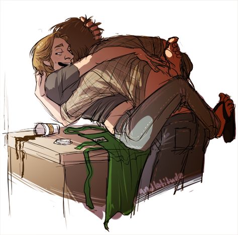 sabriel coffee au - Google Search. Sabriel came out of nowhere and I love it and ship it and don't know why, I just find it awesome. Gabriel Supernatural, Sam And Gabriel, Supernatural Drawings, Supernatural Ships, Supernatural Comic, Supernatural Fan Art, Supernatural Art, Supernatural Destiel, Supernatural Memes