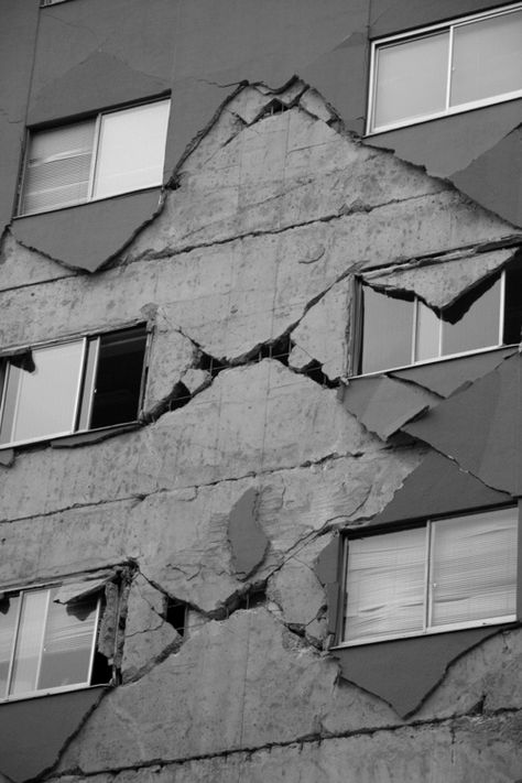 wall texture, crumbling building, broken collapsing walls Crumbled Building, Cracked Building, Crumbling Aesthetic, Broken Building, Crumbling Buildings, Broken Concrete, Broken Wall, Broken City, Break Wall