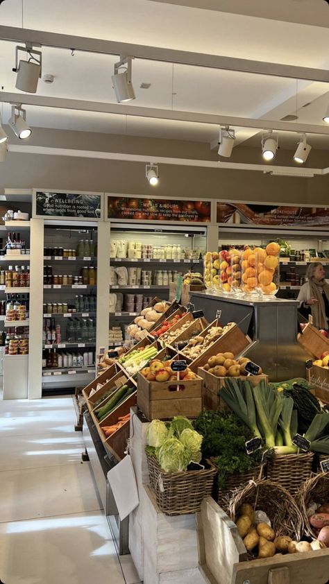 Deli Shop, Library Cafe, Grocery Store Design, Food Retail, Retail Lighting, Farm Store, Healthy Groceries, Farm Market, Farm Shop