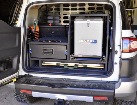 Post up your drawer/storage system - Expedition Portal Fj Cruiser Accessories, Fj Cruiser Mods, Fj Cruiser Forum, Jimny Suzuki, Land Cruiser 80, Expedition Portal, 4x4 Accessories, Camping Storage, Toyota 4x4