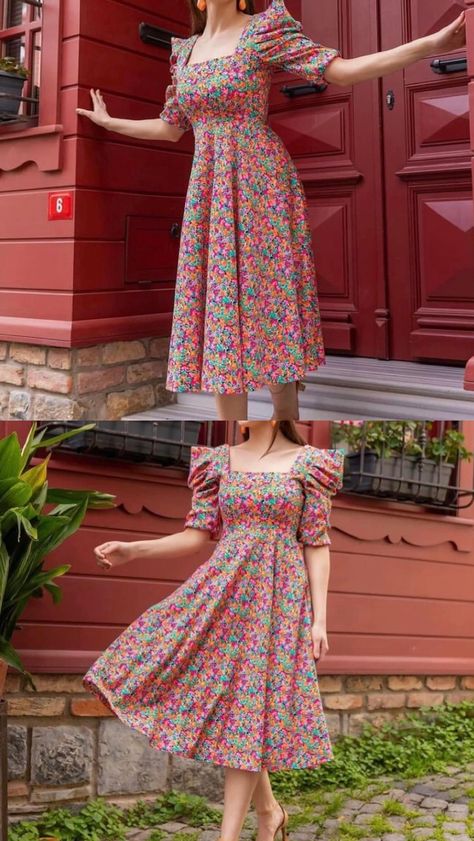 Long Frocks For Women Casual, Sleeves For Frocks, Frock Stiching Design, Dress Models For Women Indian, Simple Frocks Cotton, Dress Stiching Designs, Cotton Frock Designs For Women, Long One Piece Dress Western, Casual Frocks For Women