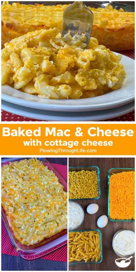 Quick Easy Family Meals, Macaroni Casserole, Slow Cooker Casserole, Baked Macaroni And Cheese, Easy Mac And Cheese, Creamy Recipes, Baked Mac N Cheese, Side Dishes For Bbq, Baked Macaroni