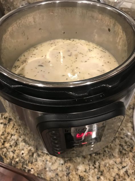 Instant Pot Cream Of Chicken, Cream Of Mushroom Rice, Chicken And Wild Rice Soup, Chicken Rice Soup, Mushroom Rice, Creamy Chicken Soup, Mushroom Soup Recipes, Chicken And Wild Rice, Best Instant Pot Recipe