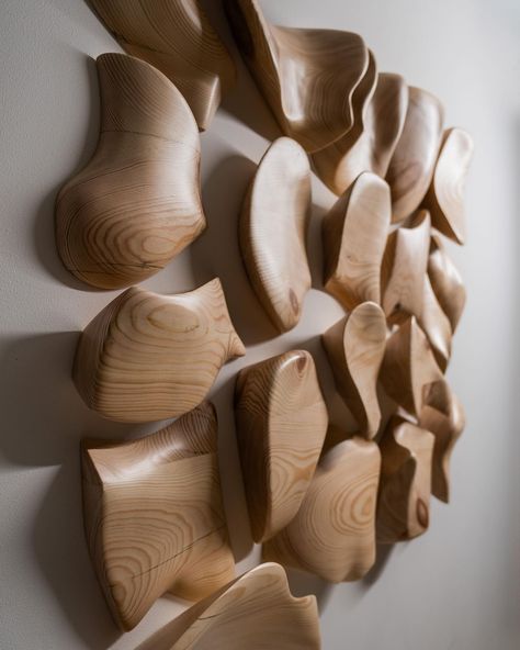 Wall sculpture contains of individual puzzle like elements together making one of a kind art piece. Every sculpture wood piece is unique its shape and form. We welcome custom ideas to elevate your interior space. #wallart #woodwallart #wallsculptures #wallsculpture #interior #interierideas #wallartideas #woodworking #woodwalldecor #walldecor #modernwallsculpture #moderwallhanging #abstractwoodwallart #3dwallart #3dwallsculpture #woodpuzzlewallart #wooddesign #woodcarving Puzzle Wood, Modern Wall Sculptures, 3d Wall Sculpture, Dimensional Wall Art, Wood Wall Sculpture, Sculpture Wood, Wall Art Wood, Dimensional Wall, Japanese Wall