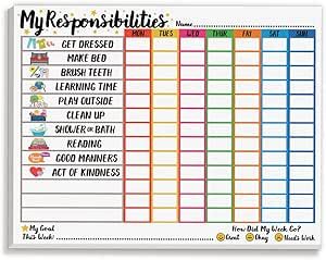 Daily Routine Chart For Kids, Chore Charts For Kids, Daily Routine Chart, Weekly Chore Charts, Weekly Chores, Responsibility Chart, Chore Charts, Chart For Kids, Daily Checklist