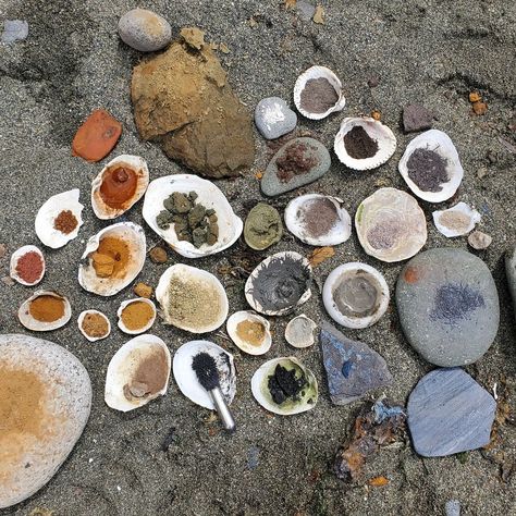 Heidi Gustafson 🗿 on Instagram: “from a place-orienting ritual moment by the sea wth amazing group of dedicated educators...magnetic sand, glasswort, iron concretions,…” Magnetic Sand, By The Sea, Artist Studio, Ritual, Home Art, The Sea, Art Inspiration, In This Moment, On Instagram