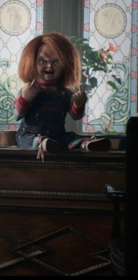 Horror Wallpaper Chucky, Chucky Pfp Funny, Xbox Pfp Aesthetic Funny, Cute Chucky Wallpaper, Chuckie Wallpaper, Childs Play Aesthetic, Chucky Pfp Aesthetic, Chucky Doll Aesthetic, Chucky Aesthetic Wallpaper