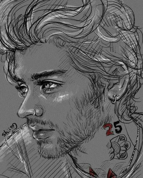 Zayn Malik Fanart, Zayn Sketch, Zayn Malik Art, Zayn Fanart, Zayn Drawing, Zayn Malik Drawing, One Direction Fan Art, One Direction Drawings, One Direction Art