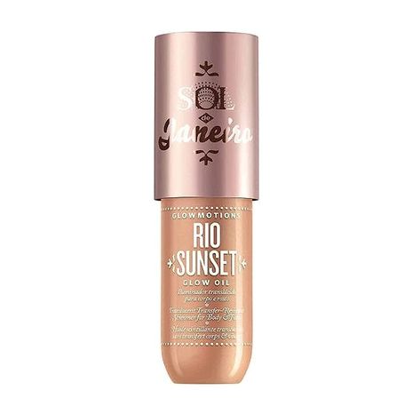 SOL DE JANEIRO GlowMotions Glowing Body Oil Glowing Body Oil, Rio Sunset, Denture Adhesive, Glow Oil, Skin Lightening Cream, High Hair, Sunset Glow, Lightening Creams, Body Moisturizers