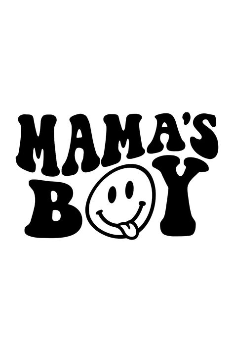 Mamas Boy SVG Svg Tshirt Ideas For Men, Mama Tshirt Design, Mama And Son Shirts, Vinyl Tshirt Ideas, Shirt Designs Ideas, Boy Shirt Design, Mama And Son, Mama Cricut, Like Mother Like Son