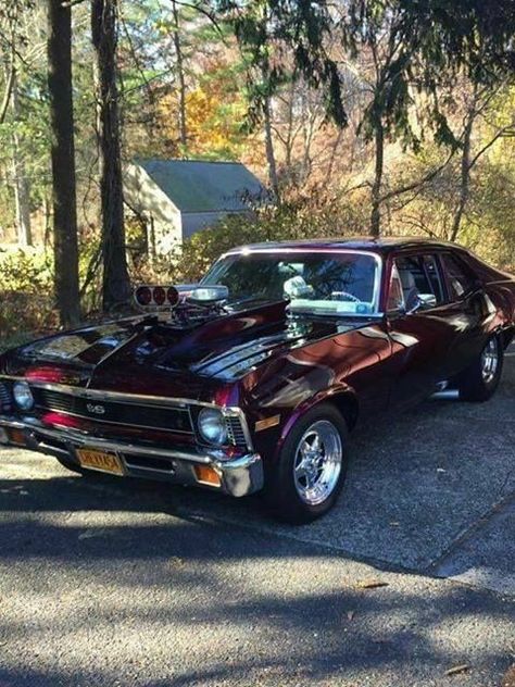 Just don't make them like the old days Chevy Nova Ss, Car Wheels Diy, Chevy Ss, Old Muscle Cars, Hot Rods Cars Muscle, Auto Retro, Car Wheels Rims, Vintage Muscle Cars, Chevy Muscle Cars