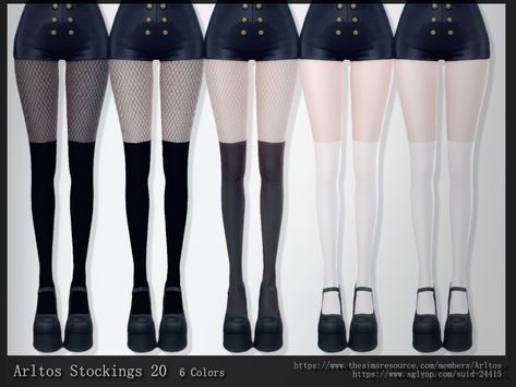 White Knee Socks, Long White Socks, Masculine Clothing, Sims 4 Body Mods, Sims 4 Cc Folder, Sims 4 Dresses, Sims4 Clothes, Sims 4 Mods Clothes, Over The Knee Socks