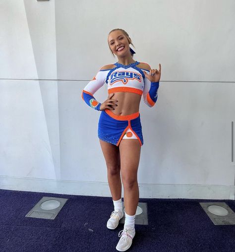 Stingrays Orange, Rays Cheer, Stingray Orange, Stingray Allstars, Great White Sharks Cheer, Cheerleading Poses, Cheer Photography, Cheer Things, Cheer Picture Poses