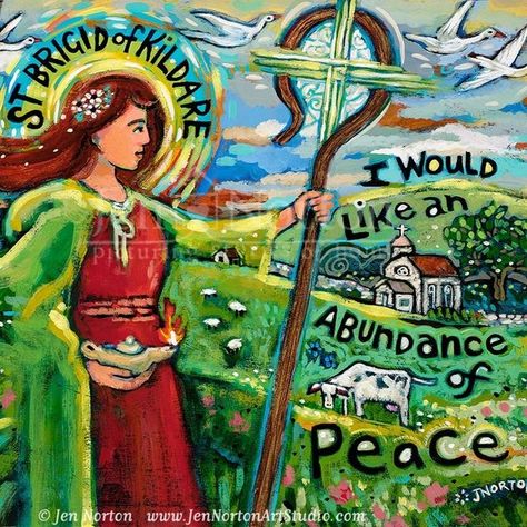 Cloak Of Protection, Saint Brigid Of Kildare, Saint Brigid, Corporal Works Of Mercy, St Bridget, St Brigid, Catholic Saint, Celtic Goddess, Irish Saints