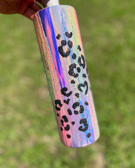 I had to catch the sun while it was out!🤩 I love catching these raw glitter moments ✨ I’m really loving the added leopard print! 💖 #tumbler #glitter #epoxy #loveleimadecustoms Cheetah Print Tumbler, Leopard Print Tumbler, Artist On Instagram, Tumbler Cups, Cheetah Print, The Sun, Leopard Print, Tumbler, Glitter