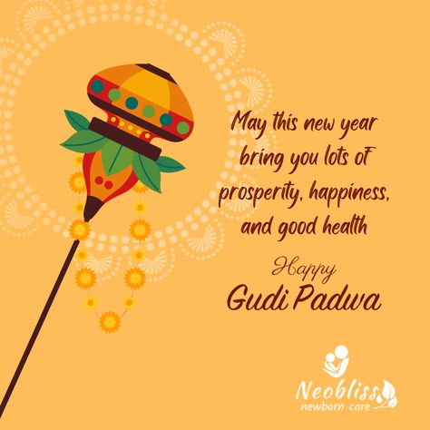 As we usher in a brand-new year across various parts of the country here’s wishing everyone, a very happy, prosperous and joyful year ahead. Filled with opportunities for growth, prosperity, good health and happiness for you and your family. Happy Gudi Padwa!! #GudiPadwa2022 #GudiPadwa #HappyRangapanchami #Neoblissnicu #Newborn #Paediatrics #Neonatologist #Babies #ChildCare #NeonatalCare #NewBornBaby #PrematureBaby #Neonatology #PretermBabyCare Happy Gudi Padwa, Neonatal Care, Gudi Padwa, Premature Baby, Health And Happiness, Newborn Care, Good Health, Baby Care, Childcare