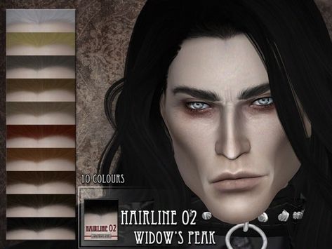 The Sims Resource: Hairline 02 - Widow's Peak by RemusSirion • Sims 4 Downloads Sims Male Eyes, Sims 4 Cc Male Hair Covering Eyes, Sims 4 Hairline Cc, Sims4 Male Skin Overlay, Sims 4 Hairline, Sims 4 Eye Shape Cc Male, Sims 4 Obscurus Eyes, Cc Skin, Sims Makeup