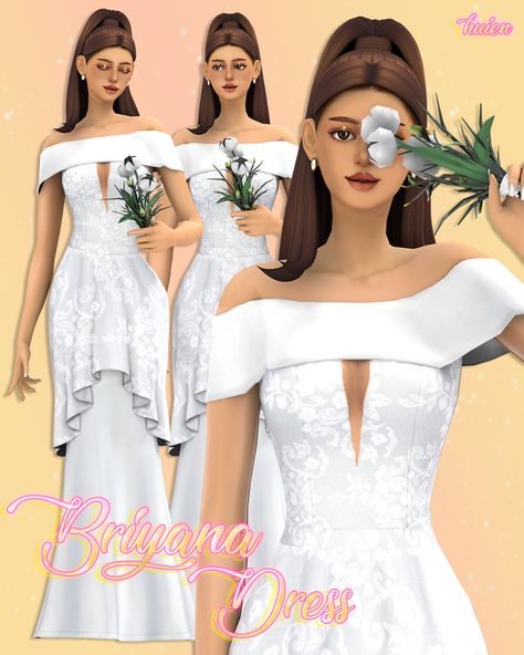 Sims 4 Cc Wedding, Sims 4 Wedding Dress, Sims Lookbook, Ts4 Clothes, Western Outfits Men, Barbie Wedding Dress, Sims 4 Dresses, Sims 4 Mm, Sims4 Clothes