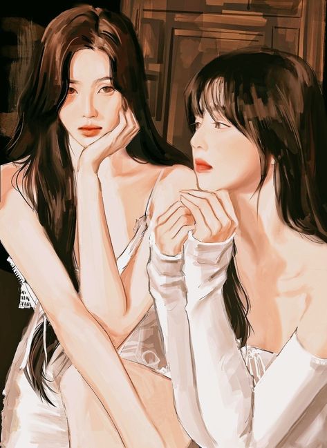 Kpop Art, Face Base, Kpop Fanart, Red Velvet, Rv, Velvet, Fan Art, Red, Anime