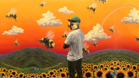 Flower Boy Aesthetic, Spring Iphone Wallpaper, Tyler The Creator Wallpaper, Macbook Wallpapers, Computer Wallpapers, Pc Wallpapers, Cute Laptop Wallpaper, Cute Laptop, Flower Boy