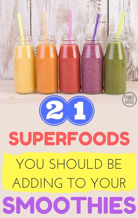 Kick up your HEALTHY MORNING SMOOTHIES an EXTRA notch by adding these amazing SUPERFOODS List Of Superfoods, Healthy Morning Smoothies, Morning Smoothie Recipes, Blackberry Smoothie, Super Foods List, Smoothie Prep, Superfood Recipes, Be Intentional, Morning Smoothie