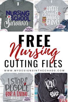 Free Nurse Svg, Cricut Svg Files Free, Nurse Svg, Cricut Projects Beginner, Nurses Day, Nurse Quotes, Free Svg Files, Cricut Free, Cricut Craft Room