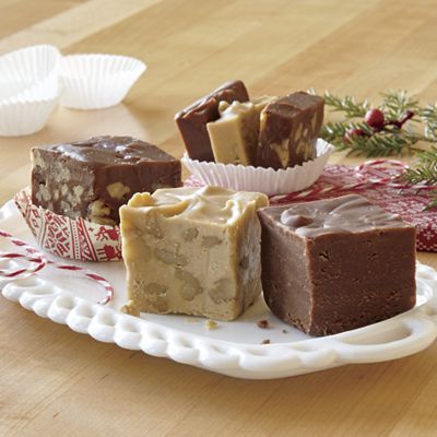 Old-fashioned Fudge Trio Old Fashion Fudge, Swiss Colony, Butter Pecan Fudge, Appetizers For Christmas, Pecan Fudge, Maple Fudge, Fudge Shop, Best Food Gifts, Old Fashioned Fudge