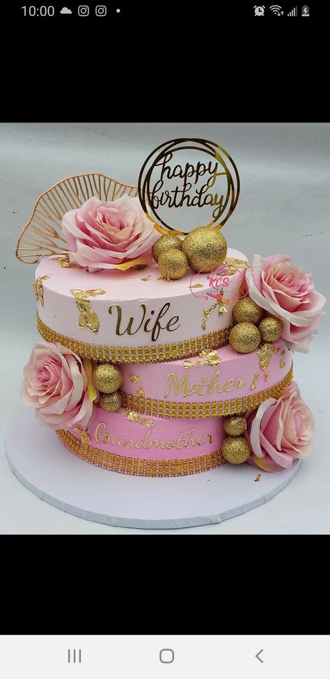 Cake For Grandma Birthday, Grandma Cake, 75th Birthday, Grandma Birthday, Cake Designs Birthday, Wedding Cakes, Birthday Cake, Cake, Birthday