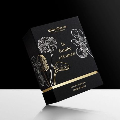 Miller Harris, Tea Packaging Design, Luxury Packaging Design, Perfume Box, Black Packaging, Cosmetic Packaging Design, Perfume Packaging, Design Presentation, Navi Mumbai