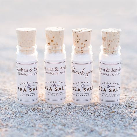 Sea Salt Wedding Favors, Florida Wedding Favors, Wedding Guest Gift Bags Hotels, Coastal Wedding Favors, Wedding Guest Gift Bag, Guest Gift Bags, Event Favors, Maine Wedding, Wedding Gifts For Guests