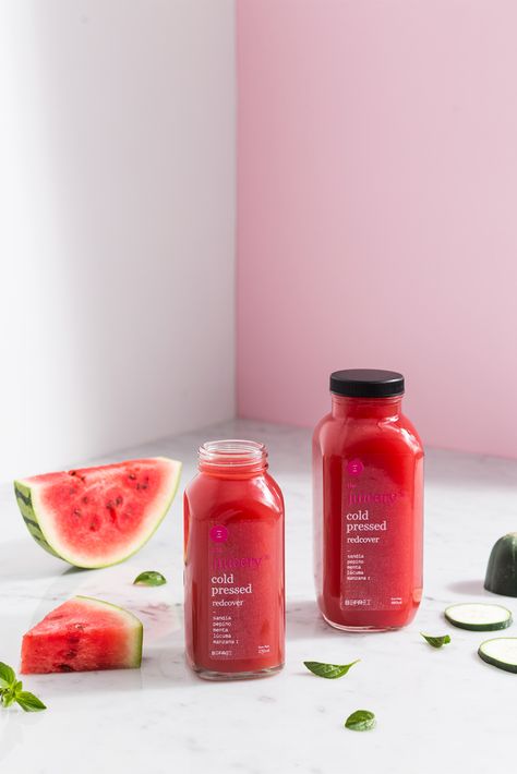 Juice Product Photography, Beverage Photography Ideas, Juice Photography, Rethink Your Drink, Fruit Juice Packaging, Food Photography Composition, Juice Company, Hibiscus Sabdariffa, Juice Branding