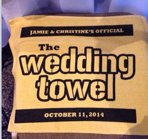 Saw this at a friend's wedding... they are big sports fans... Fun idea! Steelers Wedding Theme, Imbolc Wedding, Steelers Wedding, Hunters Wedding, Football Wedding, Hilton Head Wedding, Hunter Wedding, Never Getting Married, Football Theme Party