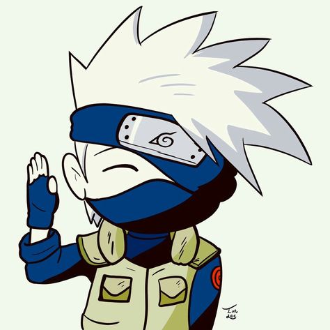 Naruto Doodles, Chibi Kakashi, Stream Design, Naruto Cool, Wallpaper Cartoon, Naruto Sketch Drawing, Naruto Sketch, Horse Coloring Pages, Anime Ninja