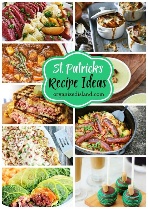 Dinner Ideas for St. Patricks Day via @OCRaquel St Patrick's Day Recipes, Traditional Meals, Slow Cooker Corned Beef, Unique Appetizers, Vegan Pizza Recipe, Baked Goat Cheese, Corned Beef Recipes, Irish Stew, St Patricks Day Food