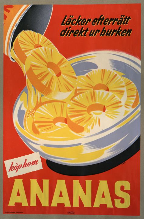 vintage Ananas tinned pineapple advertisement Vintage Pineapple Illustration, Vintage Packing, Pineapple Icon, Pineapple Farm, Pineapple Illustration, Chungking Express, Pineapple Graphic, New Zealand Food, Pineapple Party