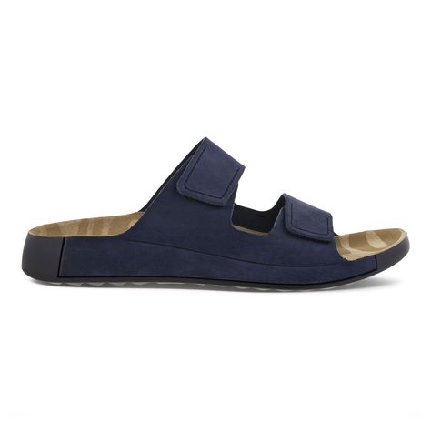 Discover great products at the best prices at Dealmoon. ECCO COZMO Men's Flat Sandal | Casual Sandals |® Shoes. Price:$70.00 at Ecco Blue Leather Sandals, Happy Shoes, Clothing Store Design, Rieker Shoes, Online Shopping Shoes, Shoe Boutique, Nubuck Leather, Casual Sandals, Shoe Care