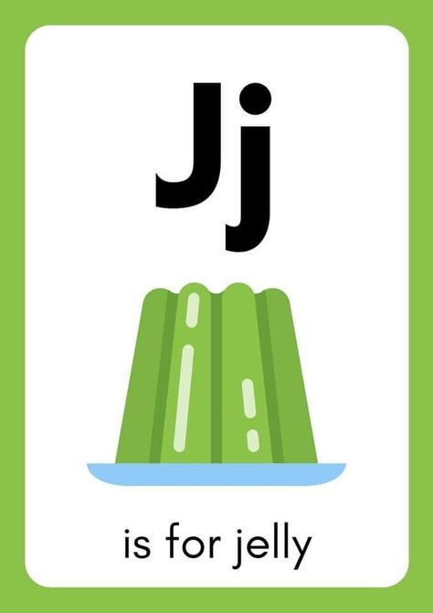 Letter J Printable, Abc Flashcards Printable, Kids Learning Alphabet, Jolly Phonics Activities, Alphabet Flash Cards Printable, Alphabet Letters Images, Free Printable Alphabet, Letter Flashcards, Abc Flashcards