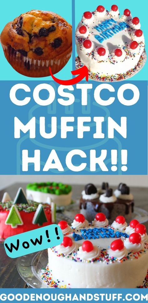 Try this amazing Costco muffin hack and learn all the basic techniques for frosting and decorating a delicious, and easy mini cake! | Cake Decorating | DIY Recipe | Fun Family Activity Costco Cake Filling Recipe, Costco Cupcakes, Costco Muffin Recipe, Costco Desserts, Easy Mini Cake, Costco Muffins, Costco Cake, Dessert Hacks, Decorate A Cake