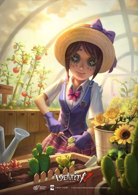 Best Anime Drawings, Button Eyes, Identity V, William Afton, Indigenous Culture, Identity Art, Green House, Flower Bud, Funny Animal Pictures