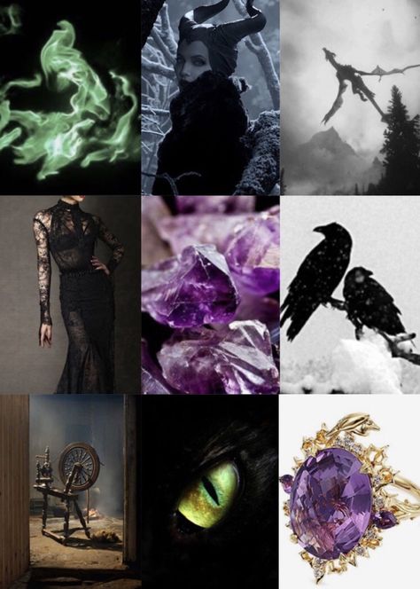 Maleficent Sleeping Beauty aesthetics inspiration mood board Maleficent Mood Board, Star Moodboard, Maleficent Aesthetic, Maleficent Sleeping Beauty, Maleficent Cosplay, Sleeping Beauty Wedding, Disney Inspired Wedding, Dark Fairytale, Disney Maleficent