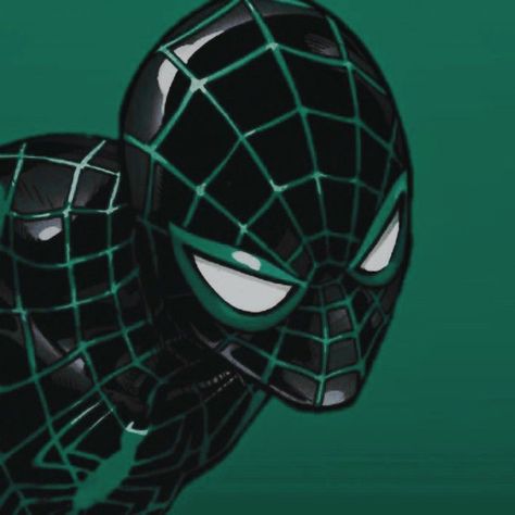 Spider Man Pfp, Green Superhero, Man Pfp, Spiderman Girl, Green Spider, Black And Purple Wallpaper, Spiderman Cartoon, Spiderman Drawing, Green Characters