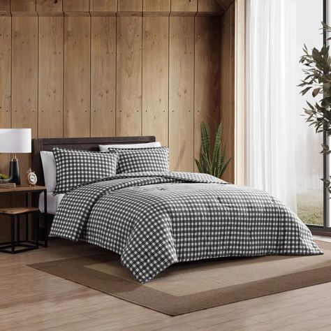 Eddie Bauer Preston Cozy Flannel Reversible Duvet Cover Set & Reviews | Wayfair White Twin Comforter, Winter Bedroom Decor, Grey Comforter Sets, Winter Bedroom, Twin Comforter Sets, Flannel Bedding, King Duvet Cover Sets, Reversible Comforter, Reversible Duvet Covers