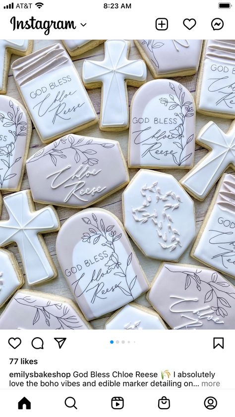 In Loving Memory Cookies Decorated, Bible Cookies Decorated, Christian Easter Cookies Decorated, Confirmation Sugar Cookies, Bible Verse Cookies, Sympathy Cookies Decorated, Celebration Of Life Cookies, Church Cookies Decorated, Confirmation Cookies Decorated