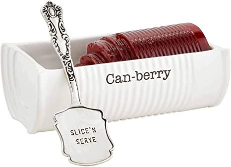 Amazon.com | Mud Pie Can-Berry Ceramic Cranberry Serving Dish and Spatula Set: Serving Bowls Mud Pie Dishes, Thanksgiving Cranberry, Cranberry Thanksgiving, Canned Cranberries, Cranberry Jelly, Canned Cranberry Sauce, Serving Bowl Set, Spatula Set, Cranberry Sauce